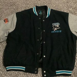 Logo athletic true vintage San Jose Sharks letterman jacket Size Large